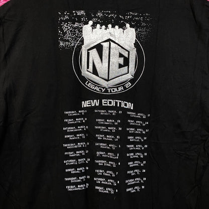 New Edition Self-titled Album Art 2023 Legacy Tour Tee 2X