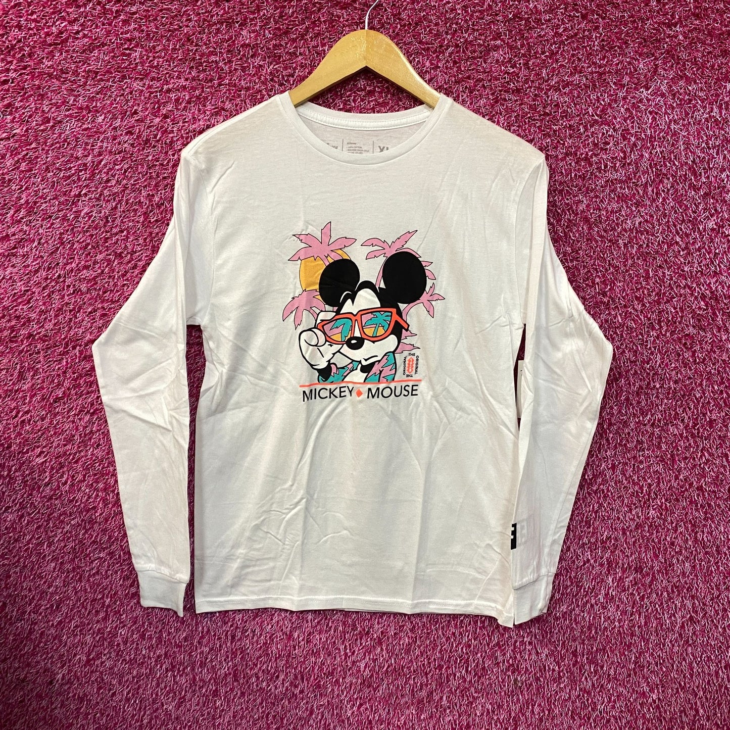 Disney Mickey Mouse Vacation Beach Ready Long Sleeve T-Shirt XL