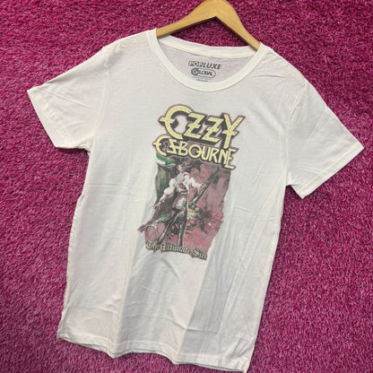 Ozzy Ozbourne The Ultimate Sin Bedazzled Goth Metal Tee medium