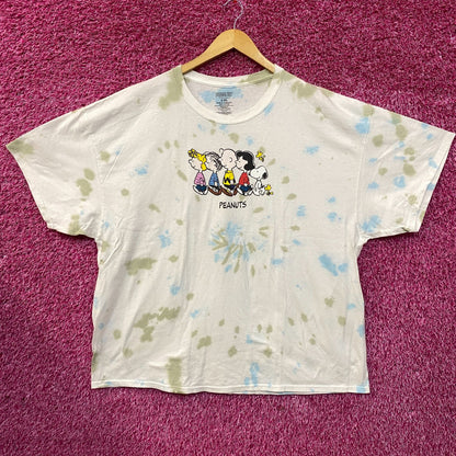 Peanuts Snoopy and the Gang Tie Dye T-Shirt 2XL