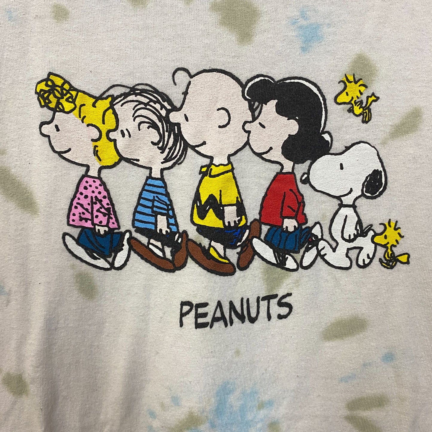 Peanuts Snoopy and the Gang Tie Dye T-Shirt 2XL