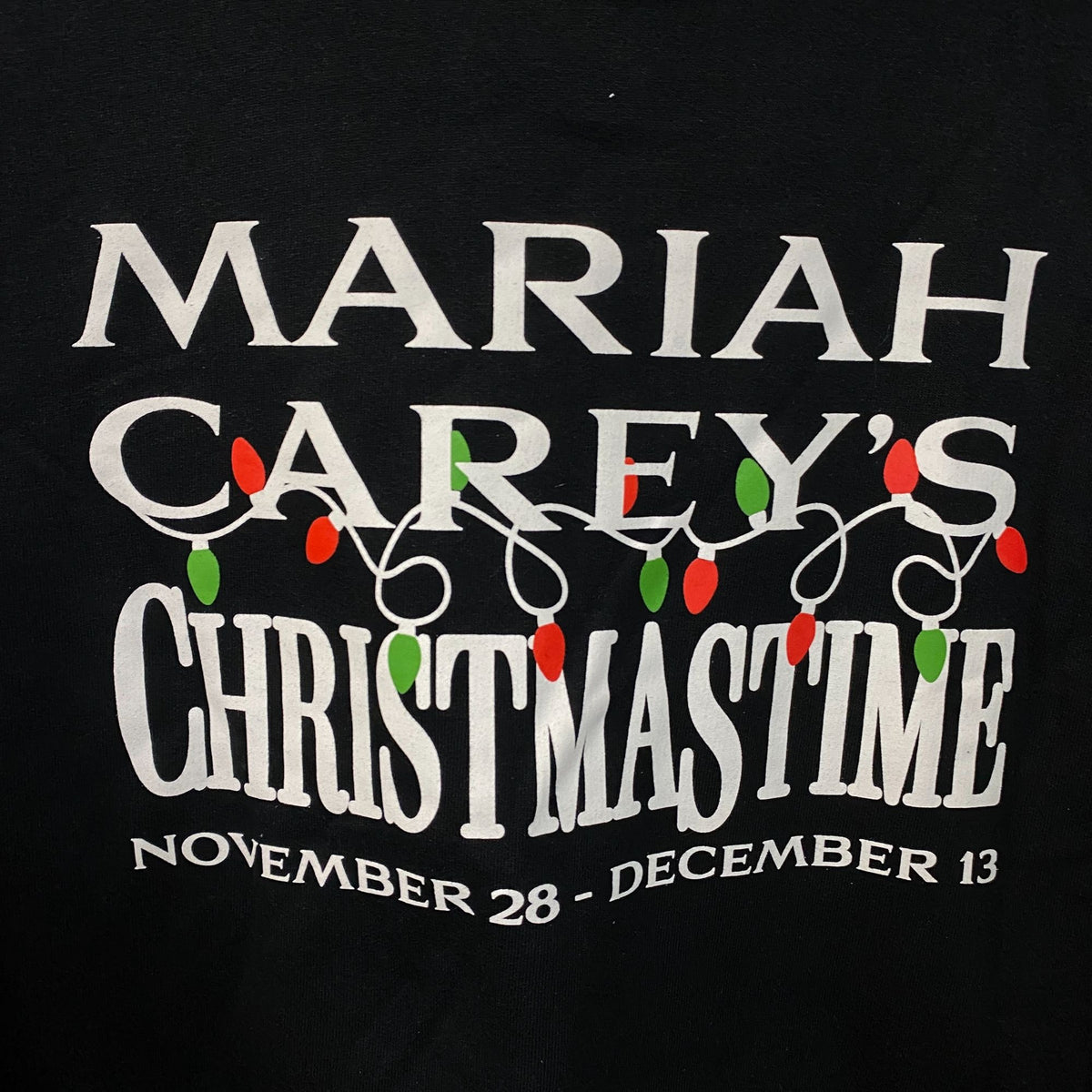 Mariah Carey Christmas Time Hoodie Size Small