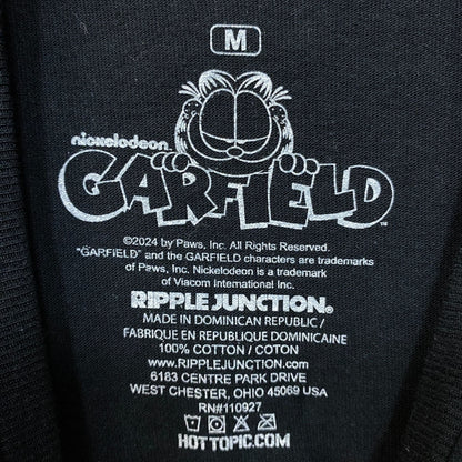 Garfield's Gym Lifting Sub Graphic Design T-Shirt Medium