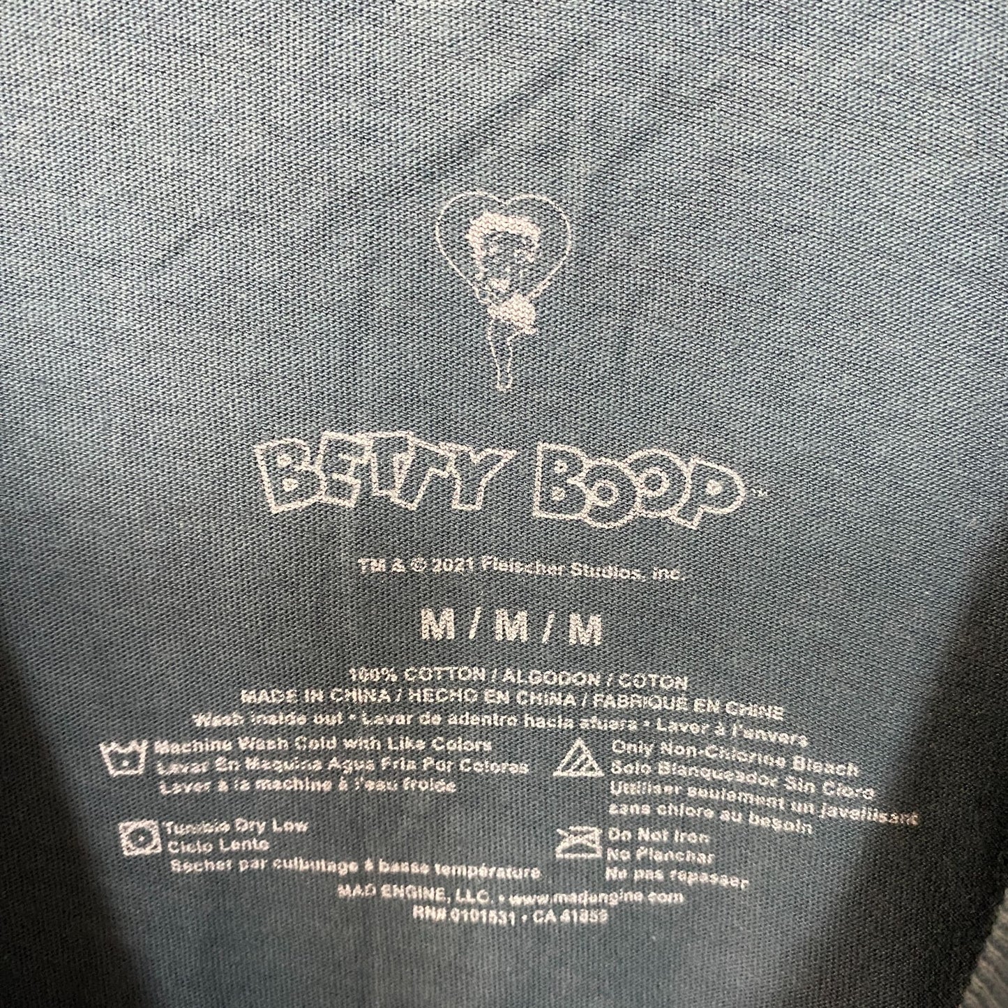 Betty Boop Icon Graphic Design T-Shirt Medium