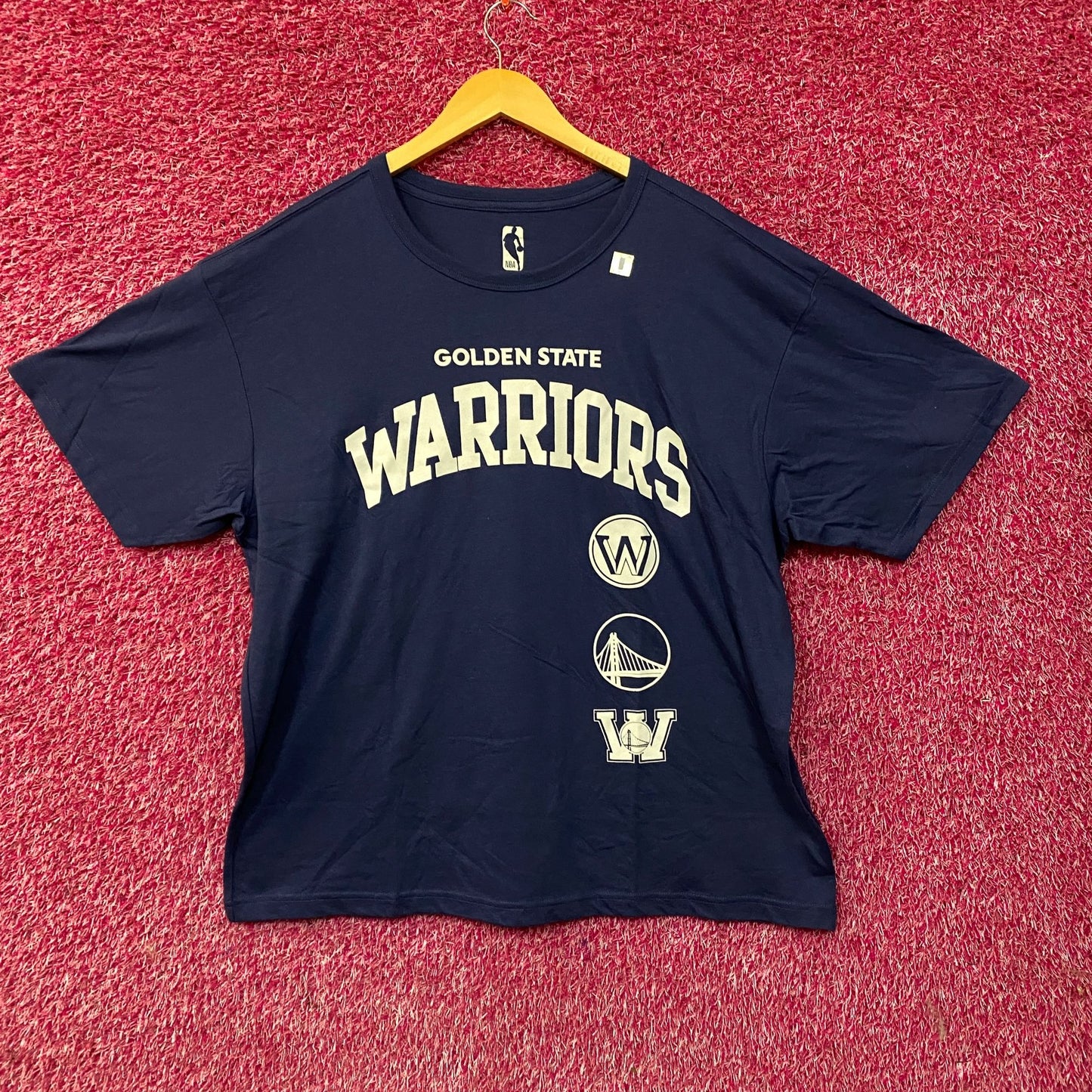Golden State Warriors NBA Apparel Graphic Logo T-Shirt Large