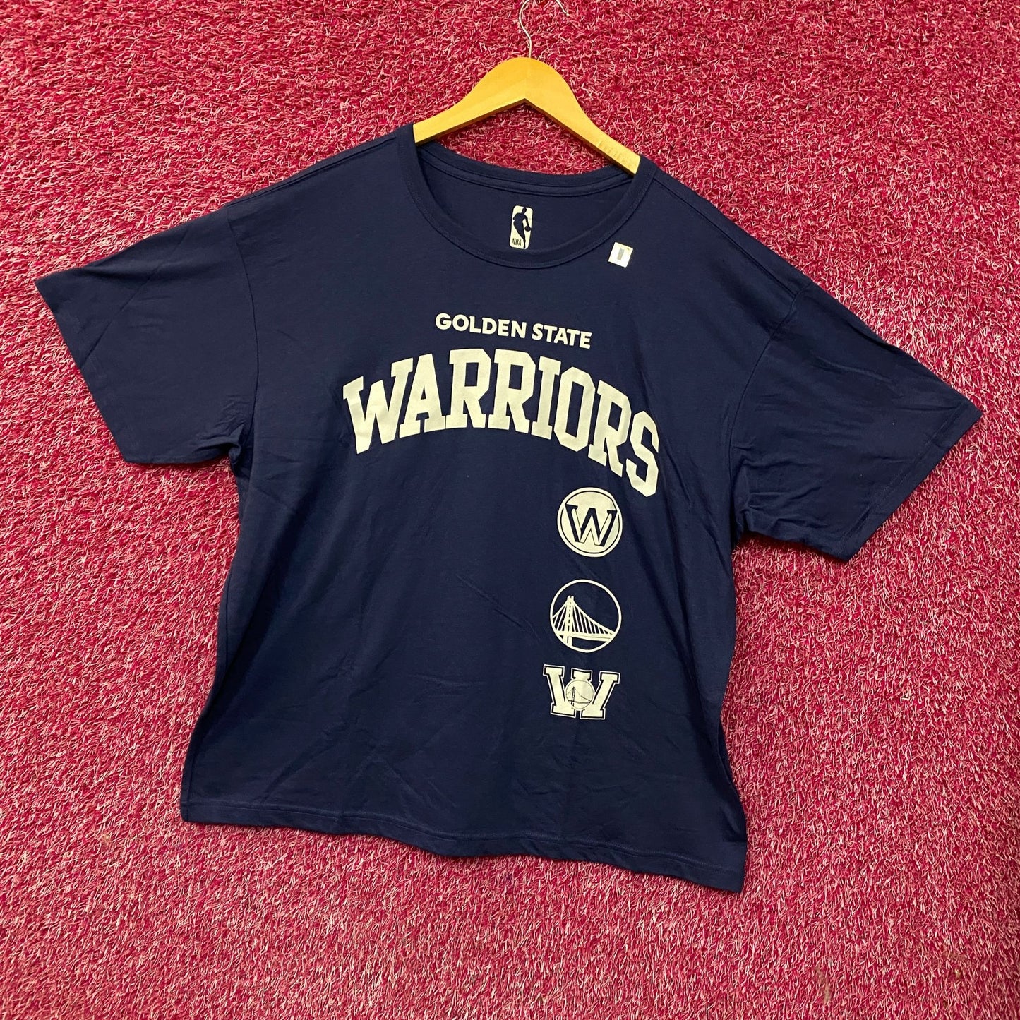 Golden State Warriors NBA Apparel Graphic Logo T-Shirt Large