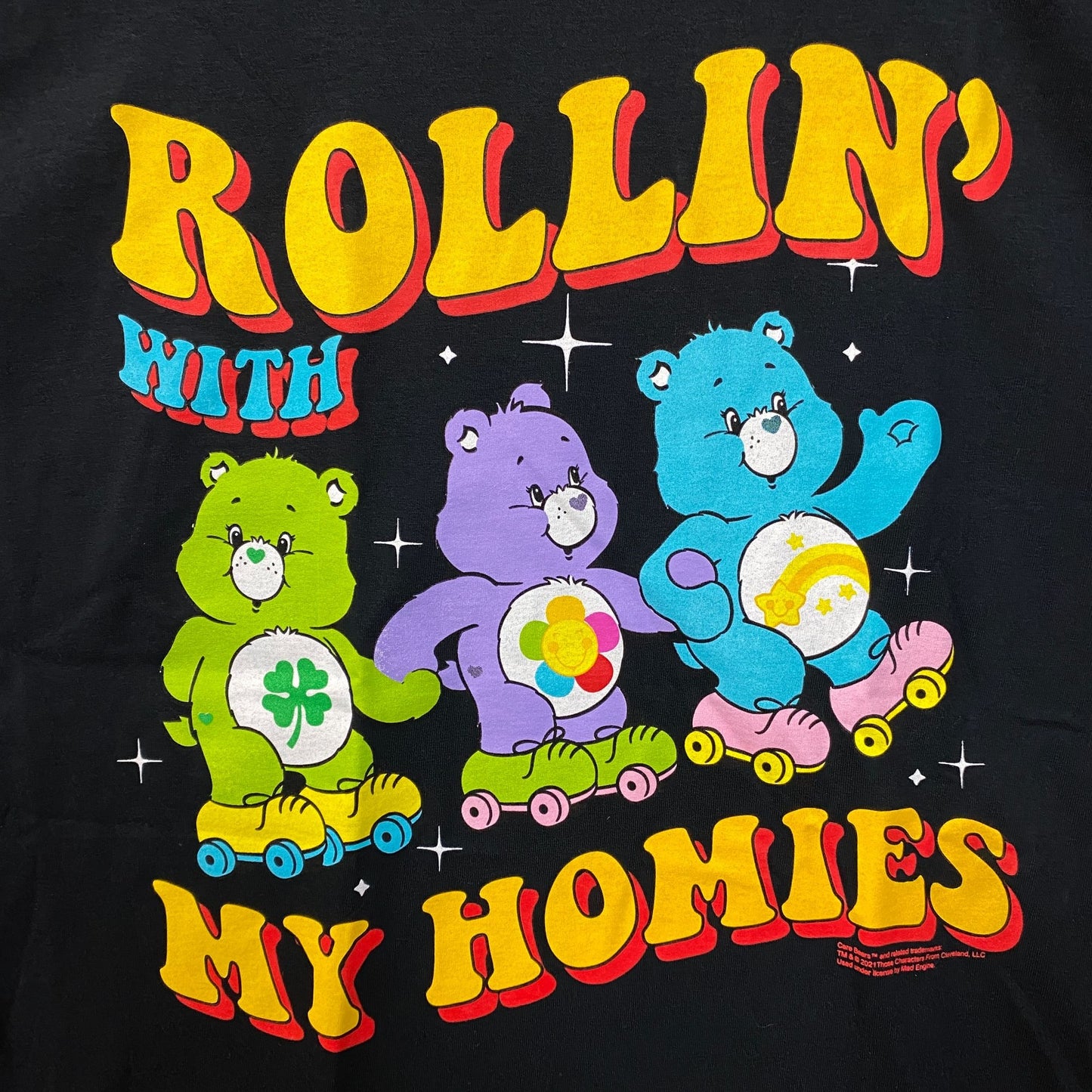 Care Bears Rollin' with My Homies T-Shirt Medium