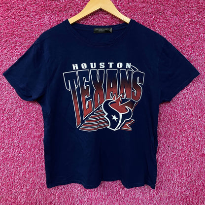 Junk Food Clothing Women's Houston Texans Vintage Style T-Shirt Large