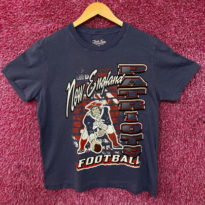Junk Food Clothing New England Patriots Brick Vintage Style Women's Tee Medium