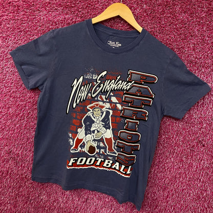 Junk Food Clothing New England Patriots Brick Vintage Style Women's Tee Medium