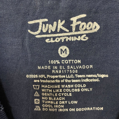 Junk Food Clothing New England Patriots Brick Vintage Style Women's Tee Medium