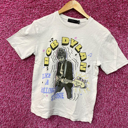 Bob Dylan Like A Rolling Stone Poster Folk Legend T-Shirt XS