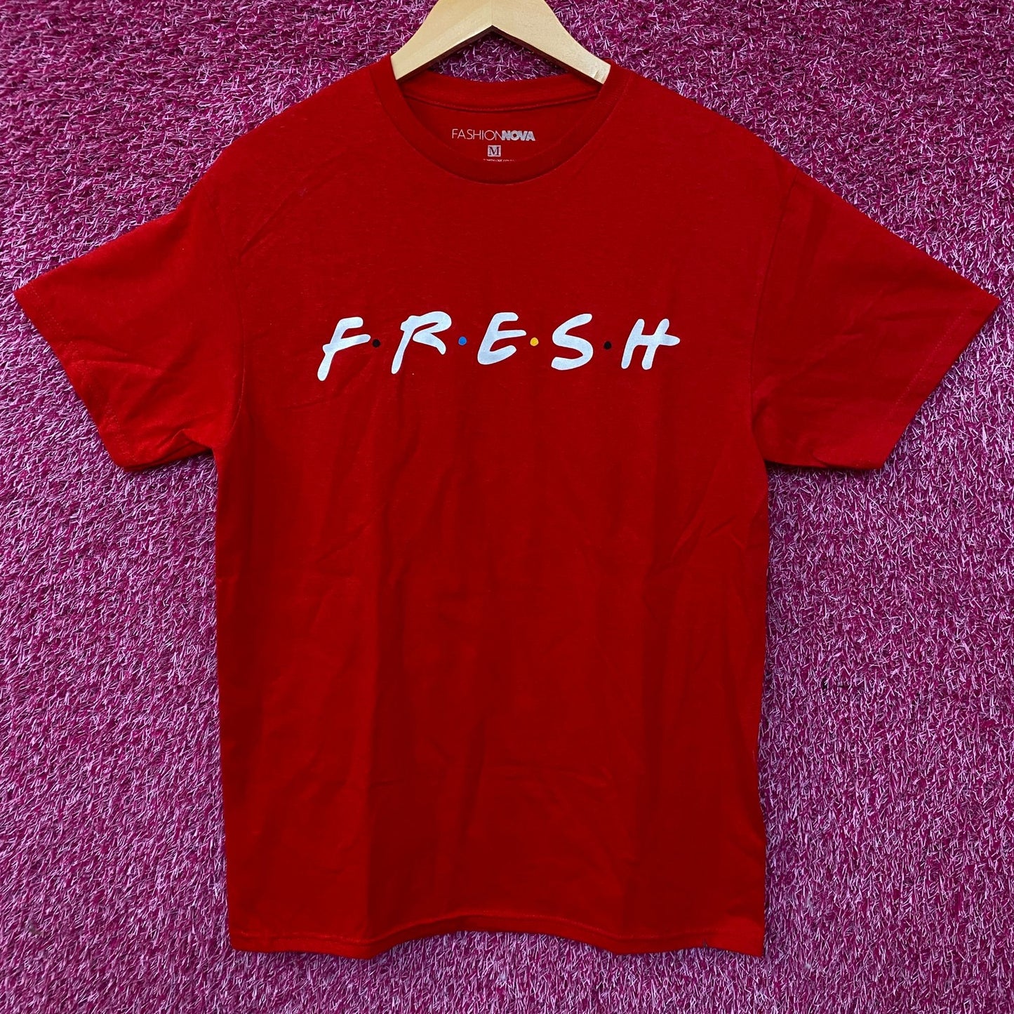 Fashion Nova "Keepin' It Fresh" Logo T-shirt Medium