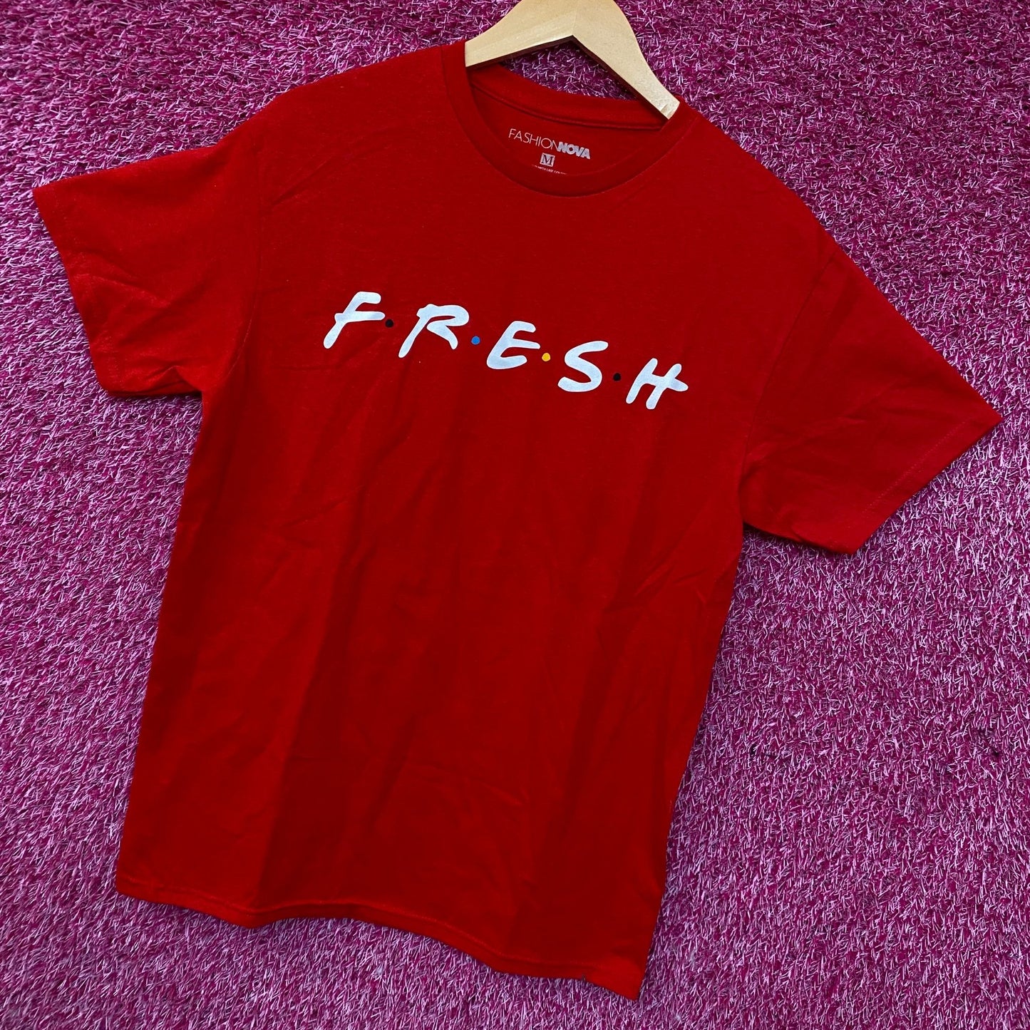 Fashion Nova "Keepin' It Fresh" Logo T-shirt Medium