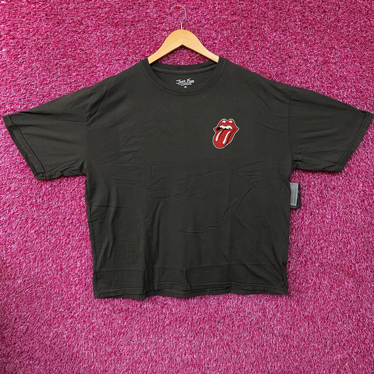 Junk Food The Rolling Stones UK Flag Oversized Tee S/M
