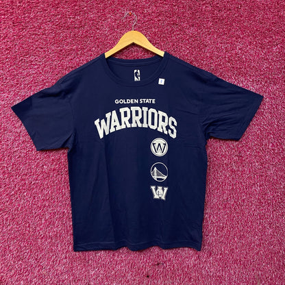 Golden State Warriors NBA Apparel Graphic Logo T-Shirt Medium