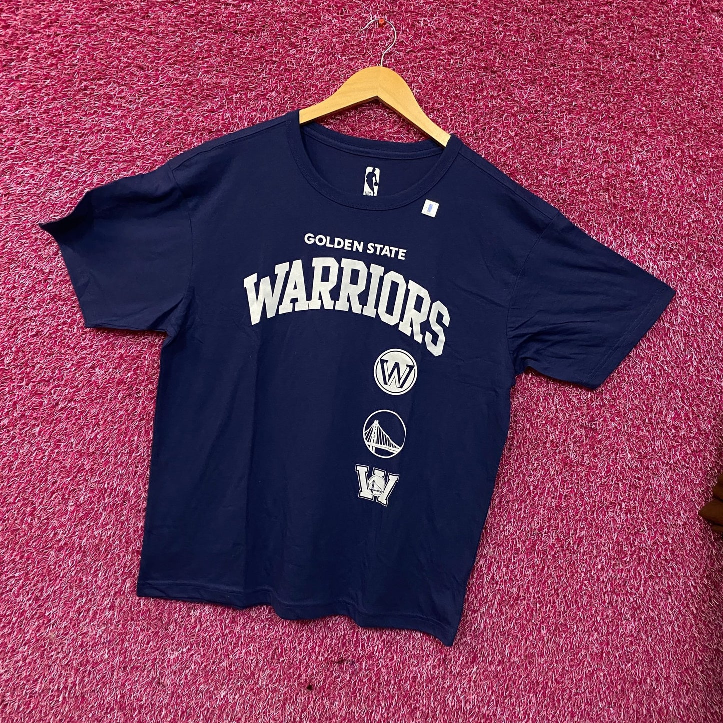 Golden State Warriors NBA Apparel Graphic Logo T-Shirt Medium