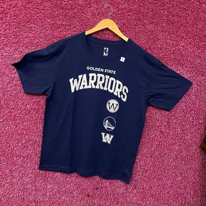 Golden State Warriors NBA Apparel Graphic Logo T-Shirt Medium