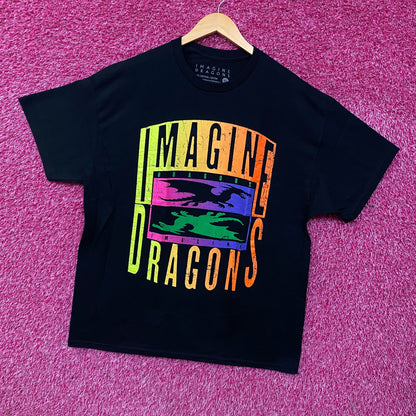 Imagine Dragons Double Dragon Rock Graphic T-Shirts XL