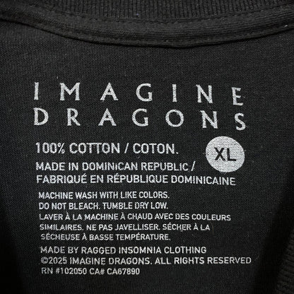 Imagine Dragons Double Dragon Rock Graphic T-Shirts XL