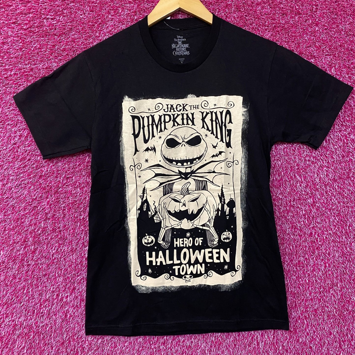 Jack The Pumpkin King Hero Of Halloween Town Nightmare Before Christmas Tee Small