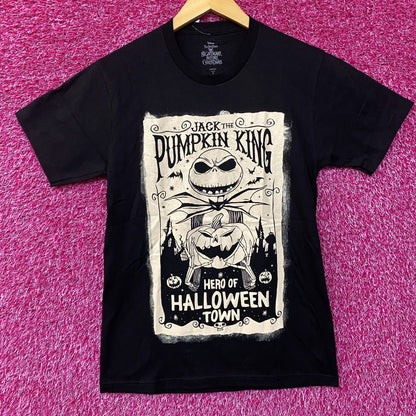 Jack The Pumpkin King Hero Of Halloween Town Nightmare Before Christmas Tee Small