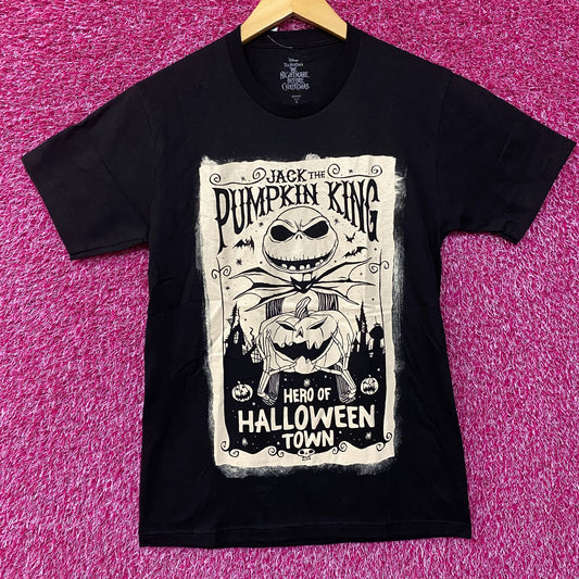 Jack The Pumpkin King Hero Of Halloween Town Nightmare Before Christmas Tee Small