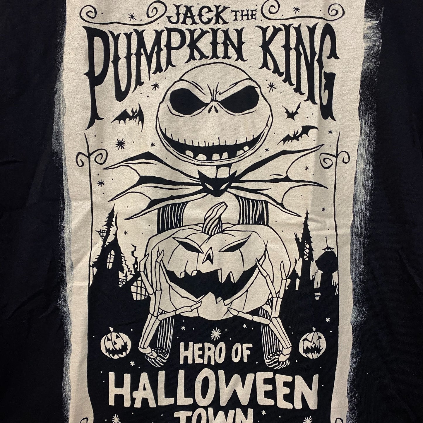 Jack The Pumpkin King Hero Of Halloween Town Nightmare Before Christmas Tee Small