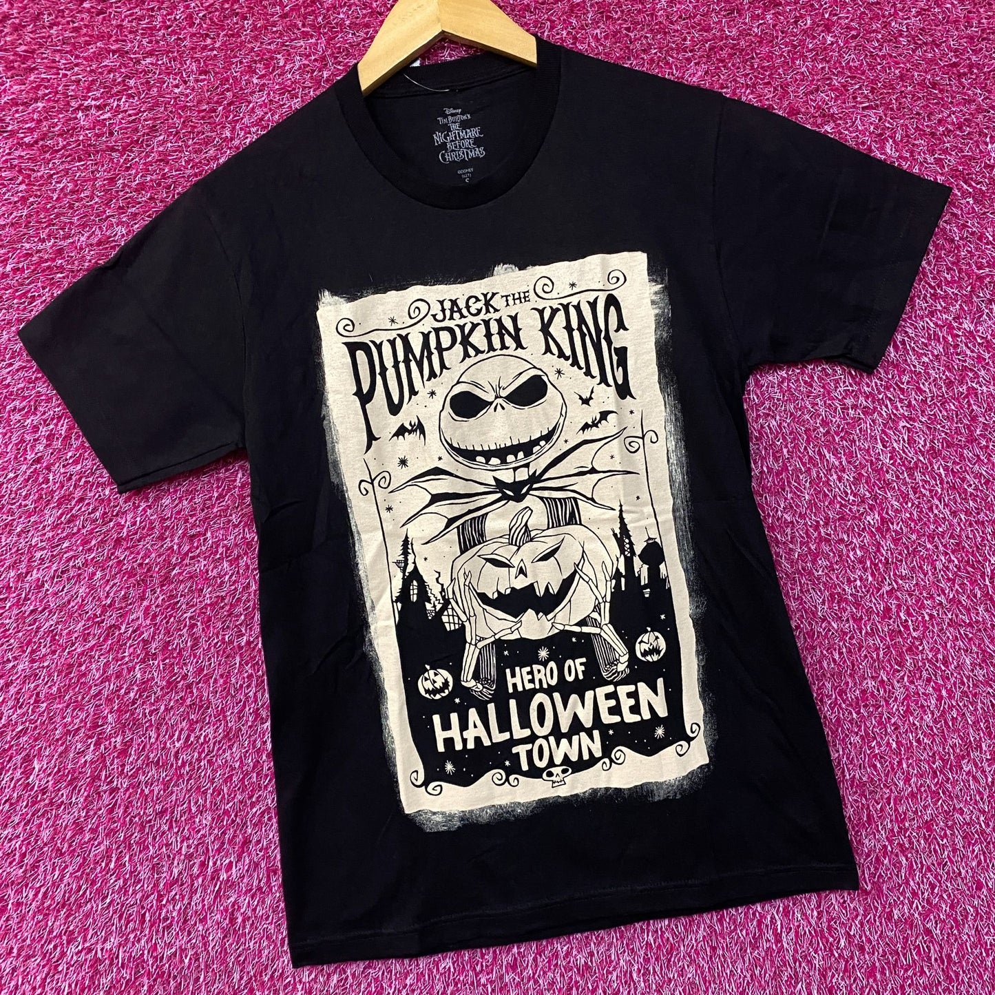 Jack The Pumpkin King Hero Of Halloween Town Nightmare Before Christmas Tee Small