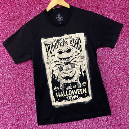Jack The Pumpkin King Hero Of Halloween Town Nightmare Before Christmas Tee Small
