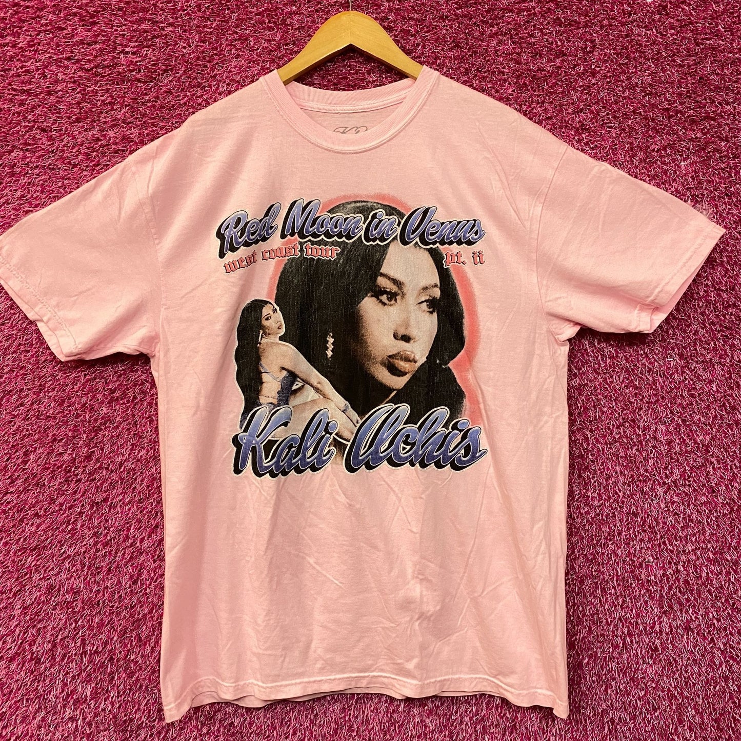 Kali Uchis Red Moon in Venus West Coast Tour Pt. II T-Shirt Large
