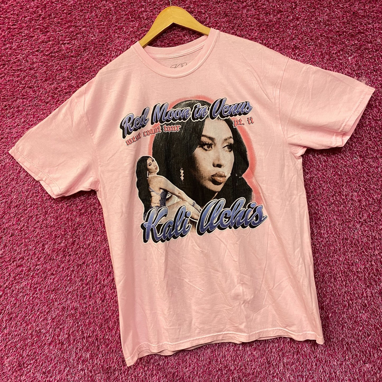 Kali Uchis Red Moon in Venus West Coast Tour Pt. II T-Shirt Large