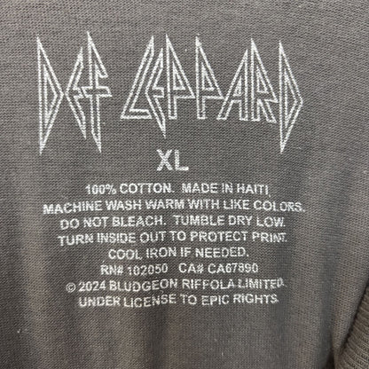 Def Leppard Winged Skill Graphic Gray T-Shirt XL