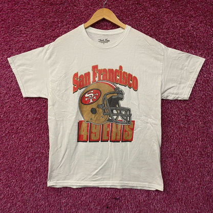 NFL Junk Food San Francisco 49rs White Helmet Logo Medium