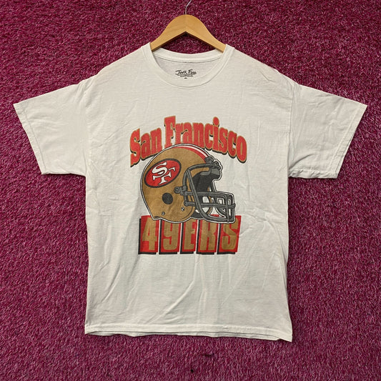 NFL Junk Food San Francisco 49rs White Helmet Logo Medium