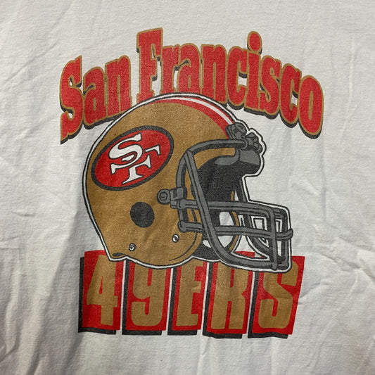 NFL Junk Food San Francisco 49rs White Helmet Logo Medium