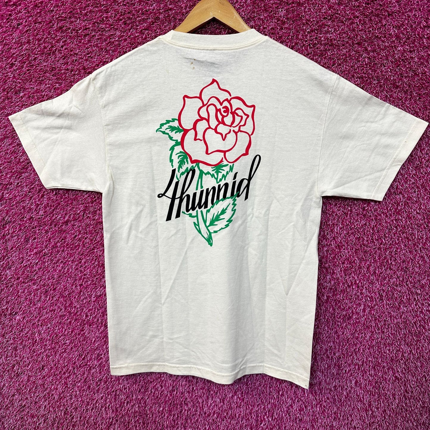 YG 4 Hunnid Roses Rap Logo Tshirt size Medium