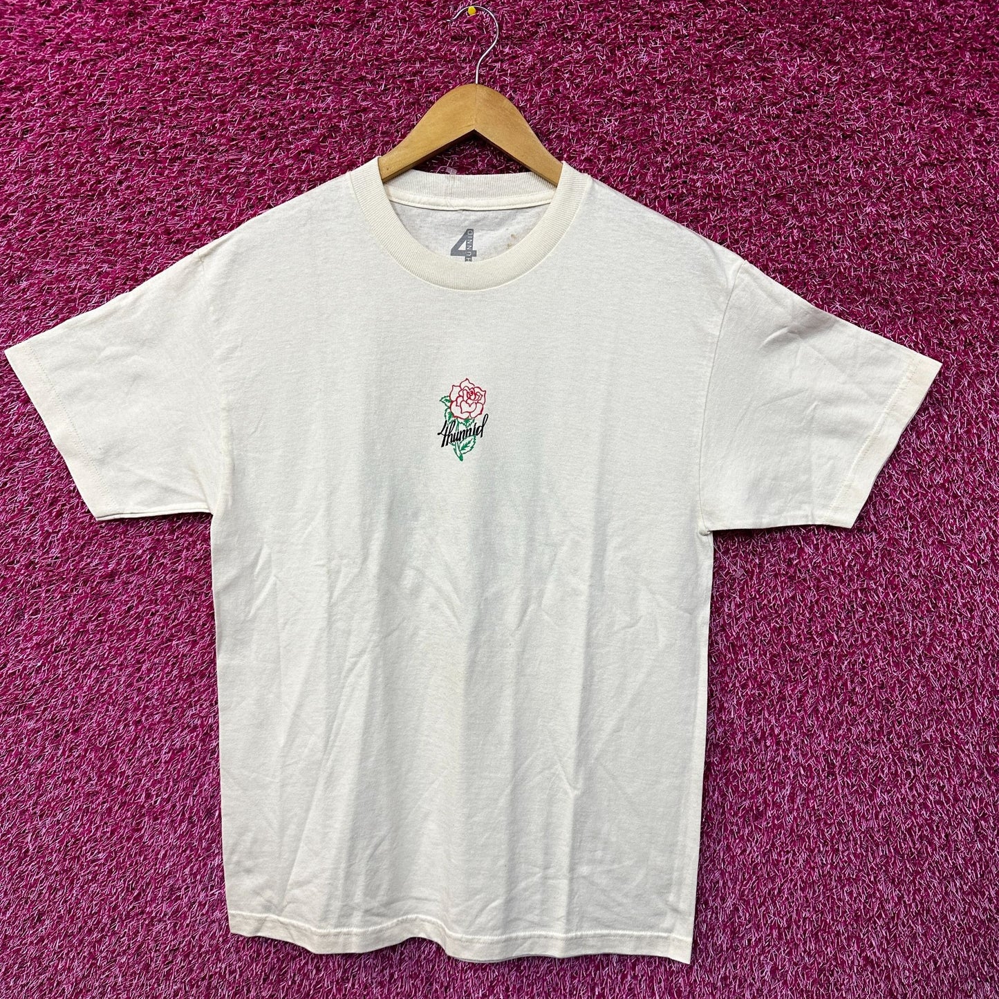 YG 4 Hunnid Roses Rap Logo Tshirt size Medium