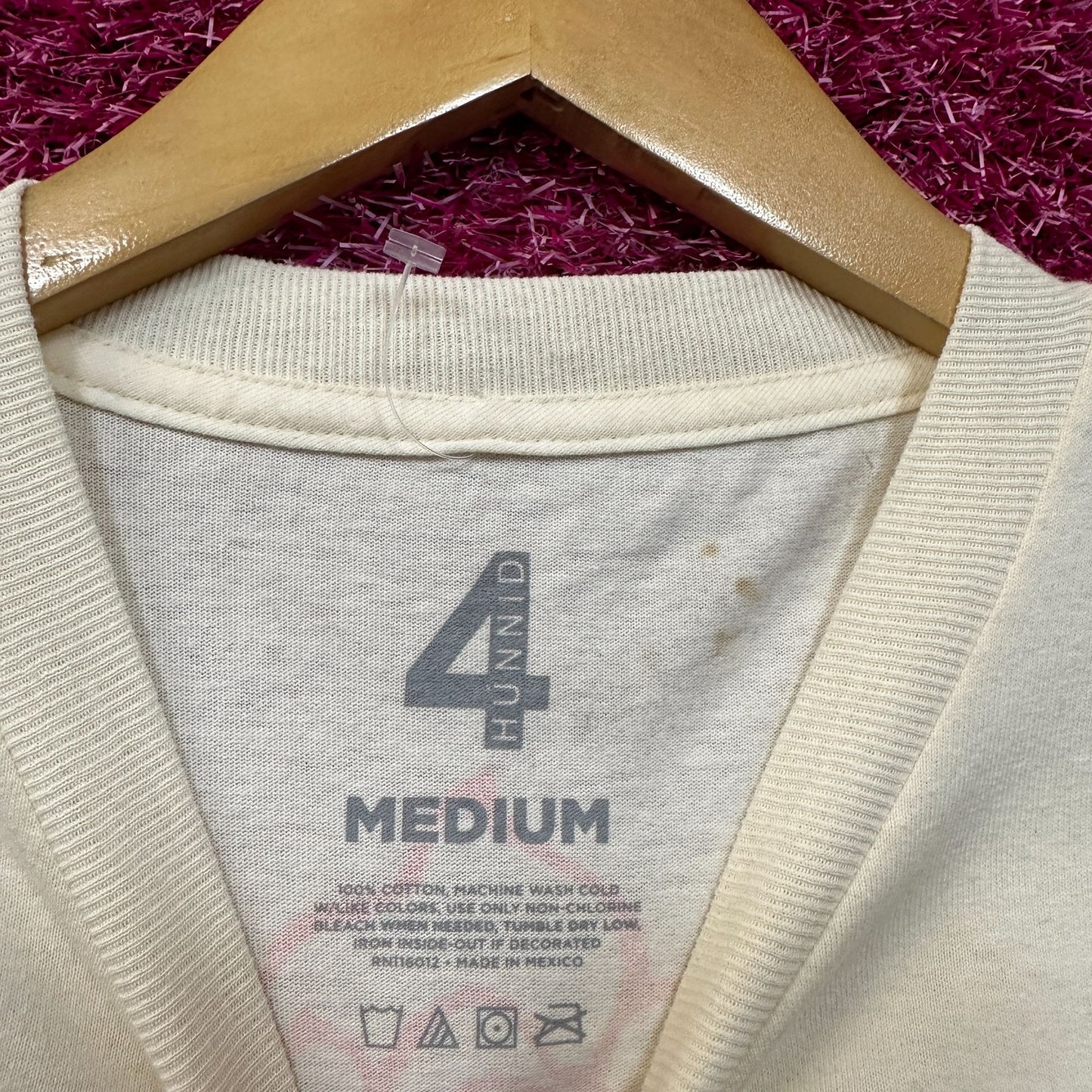 YG 4 Hunnid Roses Rap Logo Tshirt size Medium