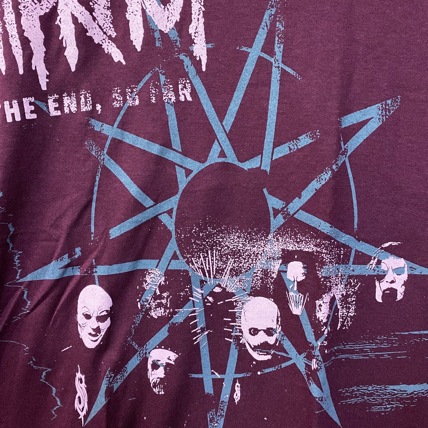 Slipknot The End So Far Album Art Heavy Metal Band Tee Large