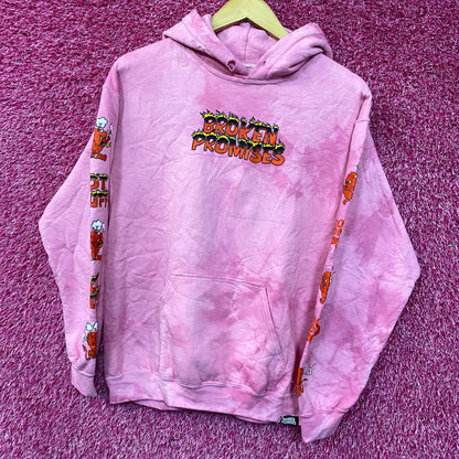 Broken Promises Hot Stuff Tiedye hoodie size Medium