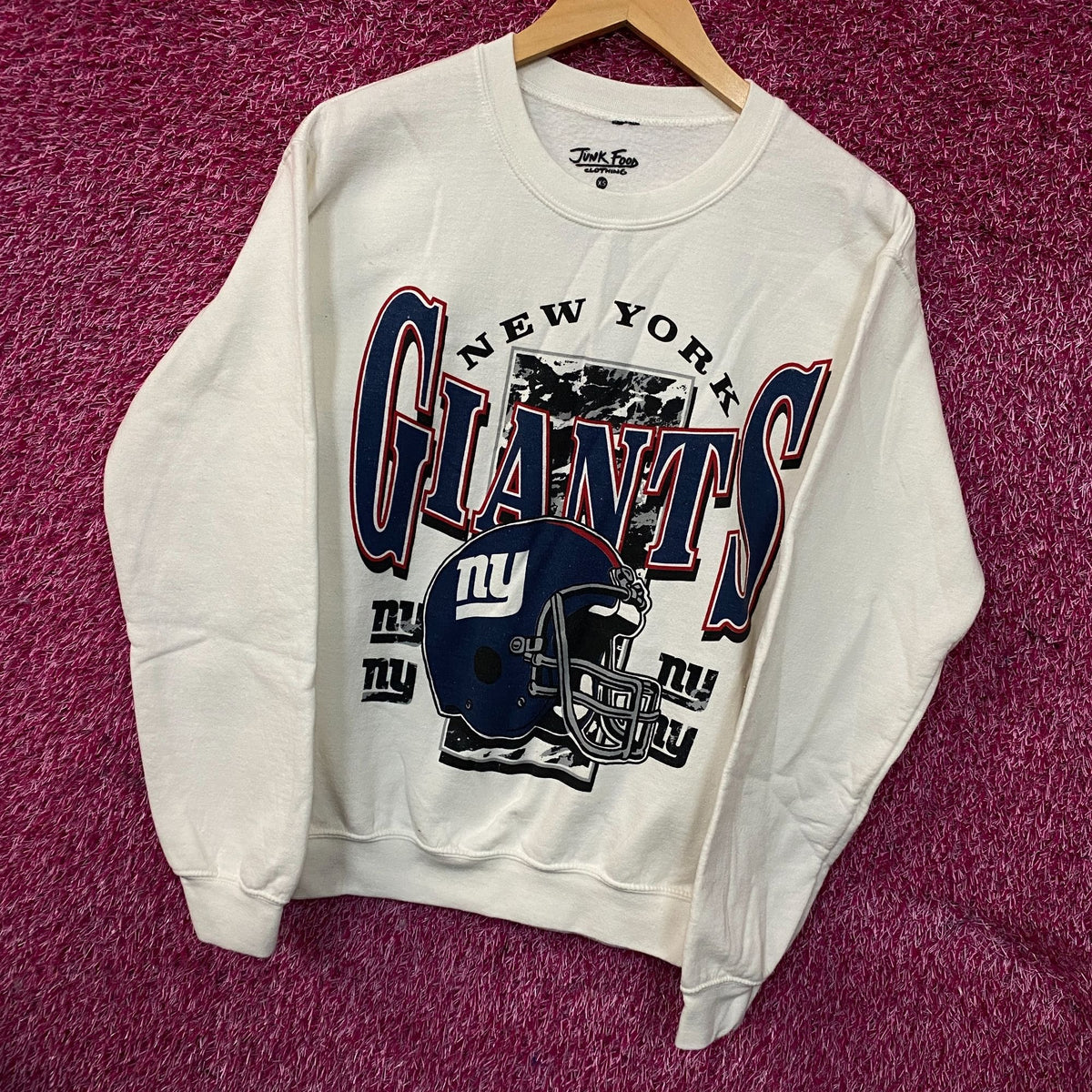 Junk food New York Giants Helmet Crewneck size XS