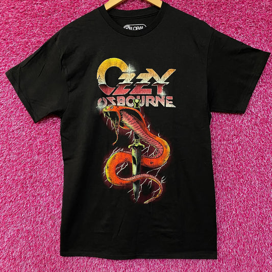 Ozzy Ozbourne Cobra Graphic Design T-Shirt Medium