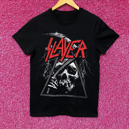 Slayer Logo Triangle Reaper Graphic Design T-Shirt Small