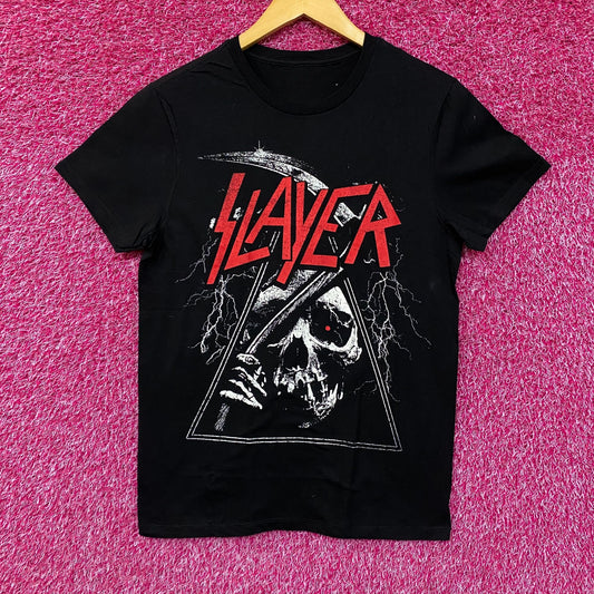Slayer Logo Triangle Reaper Graphic Design T-Shirt Small