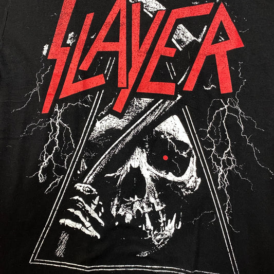 Slayer Logo Triangle Reaper Graphic Design T-Shirt Small