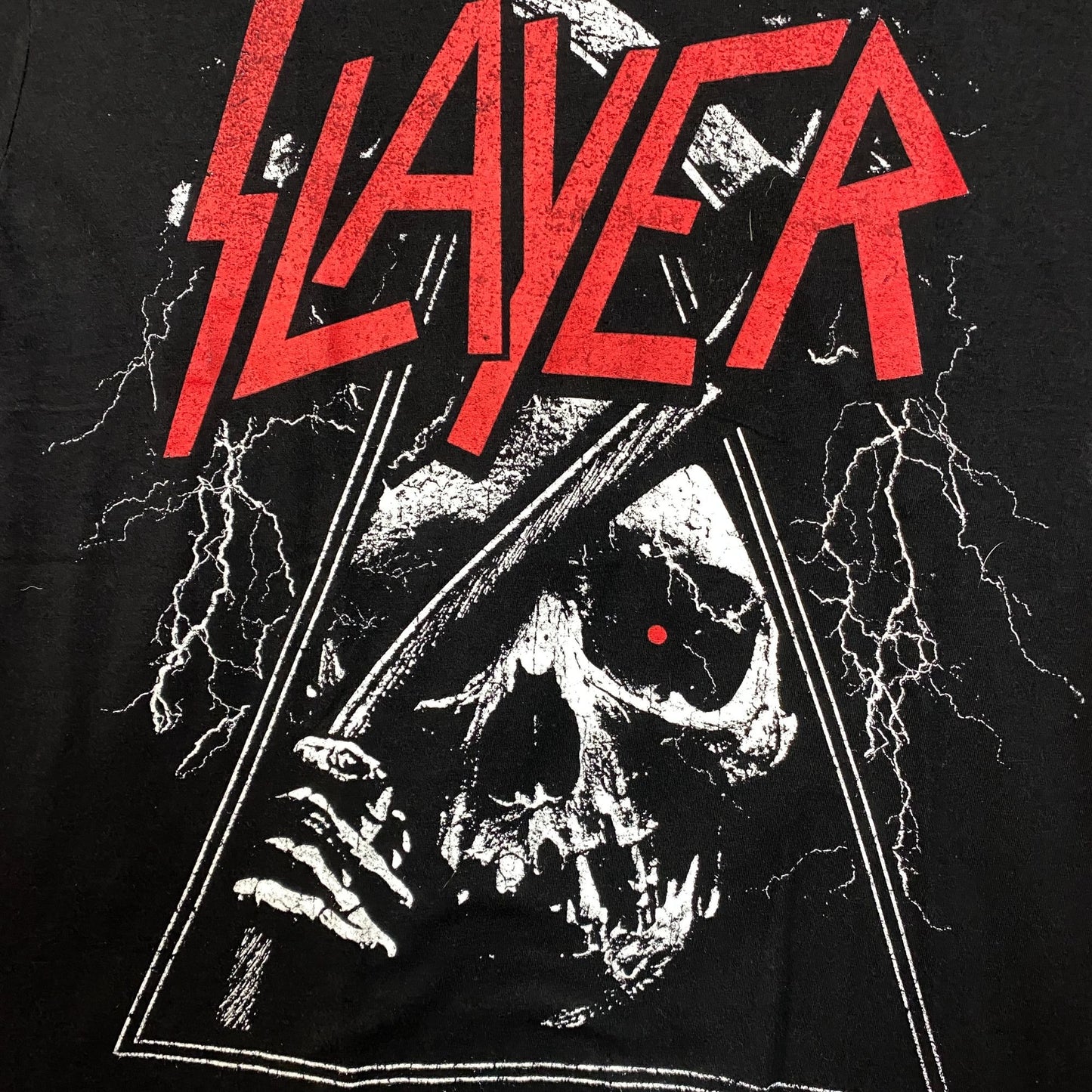 Slayer Logo Triangle Reaper Graphic Design T-Shirt Small