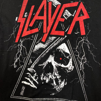 Slayer Logo Triangle Reaper Graphic Design T-Shirt Small