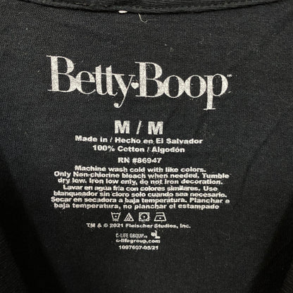 Betty Boop Heroine Of Hearts Graphic Design T-Shirt Medium