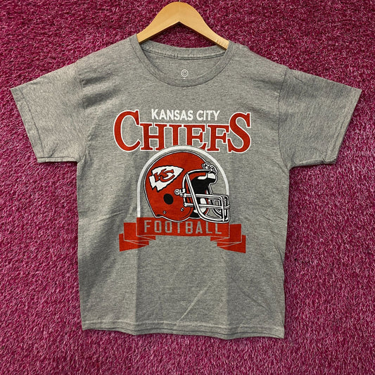 Junk Food Clothing Kansas City Chiefs Helmet Logo Graphic Women's T-Shirt Large